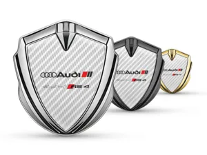Audi Metallico Cupolato Emblema Disegno Max Metal Robusto